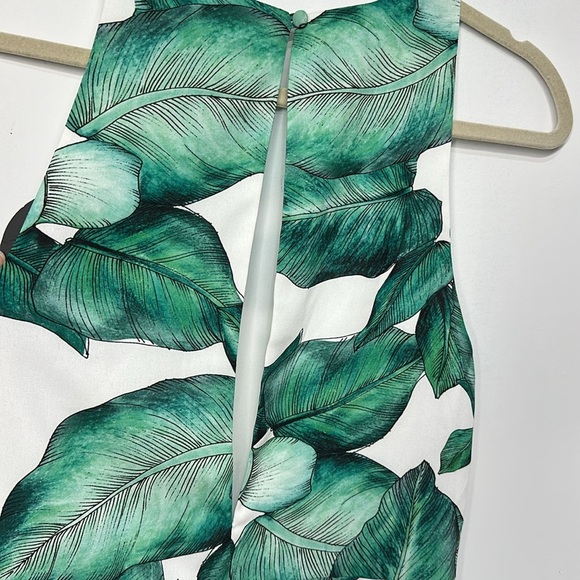 Cameo Collective Palm Leaf Romper XS – Tropical Green Print NWT - Picture 4 of 10